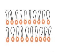20pcs para cuerdas Luminosas para Cremallera para tpu 20pcs para | Material para tpu para durable, nocturno verde, instalación para fácil, pack 20 unidades, ideal mochilas(Orange)