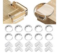 20PCS Protector esquinas y Enchufes para Seguridad. Mesa Muebles Cubre Esquinas Fuerte Adhesion Protege Bebe