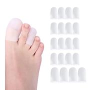 20Pcs Punteras de Gel,Protectores de Dedos del Pie,Punteras de Silicona