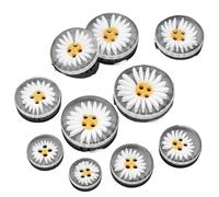 20Pcs Resin Buttons Daisy Hand Sewing Craft For DIY Crafts Clothes 11.5-30MM para vestidos, coser(25mm)