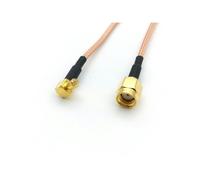20PCS RP SMA Macho a MCX Macho Cable coaxial RG316 tipo pigtail 20CM
