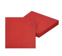 20Pcs Servilletas Desechables Rojo, 2 Pisos Servilletas Papel, Suave y Firmes, Servilleta Papel Colores Para Cocktail, Fiestas Decorativas, Cumpleaños, Bodas Y Celebraciones Navideñas (33x33cm)