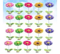 20PCS Spring Wobbly Flower Car Dashboard Ornament Interior Decor (#A-20PCS)