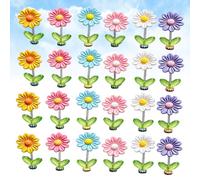 20PCS Spring Wobbly Flower Car Dashboard Ornament Interior Decor (#B-20PCS)