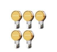 20PCS Suction Cup Hook Reusable Stronge Vacuum Bathroom Suction Cup Hooks Waterproof Towel Rack Clothes Hanger Hook Accessor(Yellow-5PCS)