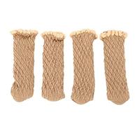 20Pcs Thickened Chair Leg Protectors | Knitted Furniture Socks for Hardwood Floors | Floor Protectors for Chairs/Tables/Cabinets (Color de Registro Elegante)