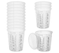 20pcs Vasos Mezcladores De Pintura 680ml, Vaso Medidor, Vaso Mezclador Con Tapa Tazas De Mezcla De Pintura Taza Graduada Vaso Para Medir Vasos De Mezcla Para Cocinar Resina Epoxi Pigmento Medicación