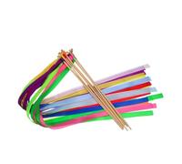 20Pcs Wedding Wands with Bells Ribbon Streamers Fairy Wand Props for Send Off Party Favors Bridal Shower Decorations Para Fiestas