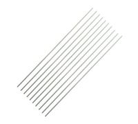 20pcs White Fiberglass Rods - 500mm Long, 1-5mm Diameter, High Strength Glass Fiber Rods(5.0x500mm)
