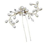 20pcs Women U-shaped Pin Metal Barrette Hair Clip Hairpins Simulated Pearl Bridal Tiara Accessories Wedding Hairstyle Tools(Color-11)
