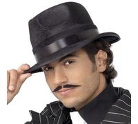 20s 1920s Indestructible Tipo Fedora Sombrero de Disfraz Duradero Gánster Por
