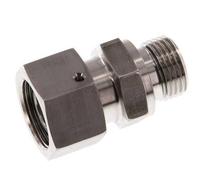 20S & G3/4'' Acero inoxidable Rótula recta con rosca macho 400 bar FKM Junta tórica Cono de estanqueidad Ajustable ISO 8434-1
