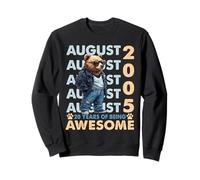 20th Birthday Bear Legends August 2005 20 Years Old For Mens Sudadera