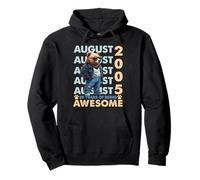 20th Birthday Bear Legends August 2005 20 Years Old For Mens Sudadera con Capucha