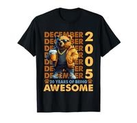 20th Birthday Bear Legends December 2005 20 Years Old Mens Camiseta