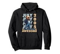 20th Birthday Bear Legends July 2005 20 Years Old For Mens Sudadera con Capucha