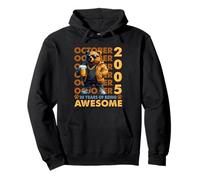 20th Birthday Bear Legends October 2005 20 Years Old Mens Sudadera con Capucha