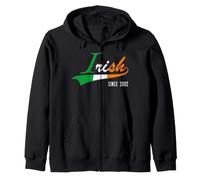 20th Birthday Gift Irish Since 2002 20 Years Born in Ireland Sudadera con Capucha
