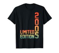 20th Birthday Gifts Men Women 20 Years Old Vintage 2005 Camiseta