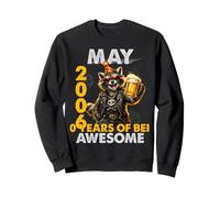 20th Birthday Raccoon Beer May 2006 Vintage 20 Years Old Sudadera