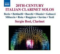 NAXOS – Solos italianos para clarinete del siglo XX