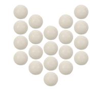 20Ud Mini Bolas Deportivas PU Blanca Para De Estrés Infantil