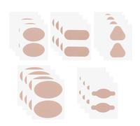 20uds Almohadillas Adhesivas de para Pies, Precortadas de Tela Polar Prevenir Ampollas Ideales para Puntera y Talón Ideales Correr Hacer Senderismo Uso Diario y Viajar (Marrón Claro)