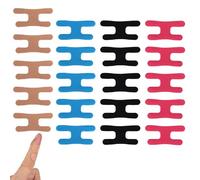 20uds Cintas de Golf para Dedos, Precortadas Cinta Kinesiológica Dedos Transpirables Tiras Cintas Ideales para Escalada Béisbol Fútbol y Deportes al Aire Libre (4 Colores)