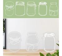 20uds Marcapáginas de Flores Transparentes, Diseño Plantas Botánicas Páginas de Flores Hermosas Clips Prensados para Manualidades Leer y Hacer Álbumes Recortes (Estilo E)