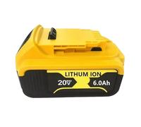 20V 6.0Ah Recargable Li-Ion Batería De Repuesto Compatible con DeWalt MAX XR DCB205 DCB200 Taladro Eléctrico Inalámbrico Amoladora Angular Herramienta De Repuesto(1pc)