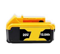 20V 8.0/12.0Ah Batería Recargable De Ion Litio Compatible con DEWALT DCB201 DCB206 DCB209 Taladro Eléctrico Sin Cable Amoladora Angular Herramienta De Repuesto(12.0AH)