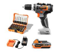 20V Akku-Schrauber FX-E1BS20 und das Bits-Set