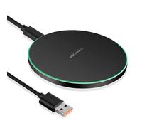 20W Cargador Inalámbrico, Cargador de Inducción Qi con LED Suave, Base de Carga Inalámbrica para iPhone 16 15 14 13 12 11 Pro MAX, Sam-Sung Galaxy S25 S24 S23 S22 S21, Xiao-mi, Hua-wei,One-Plus，LG