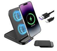 20W Cargador inalámbrico pour Samsung,Cargador inalámbrico rápido,pour i Phone 17-11 Pro MAX Plus, pour Samsung Galaxy S25 Ultra S24 FE S23 S22 S21 Google Pixel 10 Pro 9 8a 7a