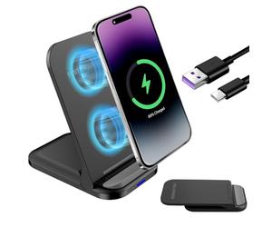 20W Cargador inalámbrico pour Samsung,Cargador inalámbrico rápido,pour i Phone 17-11 Pro MAX Plus, pour Samsung Galaxy S25 Ultra S24 FE S23 S22 S21 Google Pixel 10 Pro 9 8a 7a