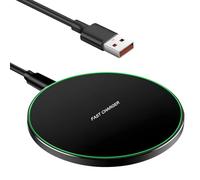 20W Cargador Inalámbrico Rápido para iPhone 16/15/14/13/12/11, Samsung Galaxy S25/S24/S23/S22/S21, Xiaomi, Huawei | Base de Carga Inalámbrica Qi, Cargador de Inducción Compatible con Dispositivos Qi