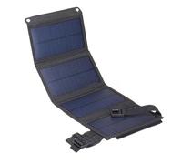 20W Puertos USB Cargador Solar | 20W Cargador con energía Solar | Panel de Potencia Solar portátil con Puerto USB para Acampar de Viajes al Aire Libre, Panel de Cargadores Plegables