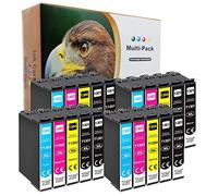 20x Cartuchos de impresión D&C compatibles con Epson Stylus Office B42 BX525 BX535 BX625 BX630 BX635 BX925 BX935 SX525 SX535 SX620 | Workforce WF-3010 WF-3520 WF-3530 WF-3540 WF-7015 WF-7515 WF-7525