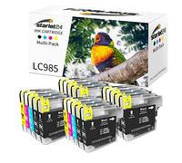 20x Cartuchos de Tinta Compatibles con Brother LC985 LC-985 para DCP-J 125, DCP-J 140 W, DCP-J 315 W, DCP-J 515 W, MFC-J 220, MFC-J 265 W (8 Negro, 4 Cian, 4 Magenta 4 Amarillos)