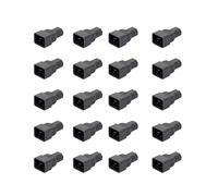 20X Color Beige Iec 320 C13 A C20 Adaptador de Ca, 15A 10A, 16A 10A Conversor Conector Depotencia