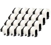 20x DK-11201 29 x 90 mm Rollos de Etiquetas de dirección (400 Etiquetas por Rollo) compatibles para Brother P-Touch QL-1110NWB QL-1100 QL-1060N QL-500 QL-570 QL-700 QL-710W QL-800 QL-810W QL-820NWB