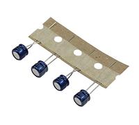 20x Elko Condensador Radial 100µF 10V | Condensador electrolítico hasta una temperatura de 85°C | 6,3x5mm | 100uF RC3-10V101MF0#-T58 Elna