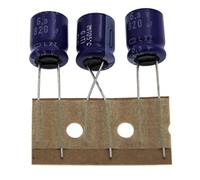 20x Elko Condensador Radial 820µF 6,3V | Condensador electrolítico hasta una temperatura de 105°C | 10x12,5mm | 820uF ELXZ6R3ETD821MJC5S United Chemi-Con