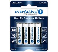 20x everActive PRO ALCALINA LR6 AA 1,5V batería paquete de 4