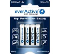 20x Everactive Pro Alkalina LR03 AAA 1,5 V Batería Micro Paquete De 4