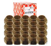 20x FEBI TUERCA DE RUEDA DE BOLA DE ACERO/ALUMINIO Compatible Con MAZDA 626 929