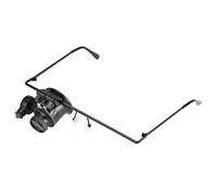 20x Magnifying Magnifier Jeweler Tool, Lupa de luz LED, reparación de Relojes Lentes de Ojo de Lente única para joyeros, relojeros, conocedores de Monedas y Sellos