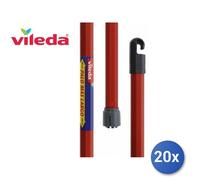 20x Paquete Vileda Mango Mopa Negro, Rojo