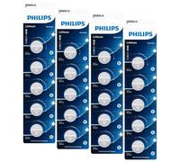 20x PHILIPS CR2032 3V Batería De Botón Litio Celda Tipo Moneda