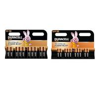 20X Pilas Duracell AA + AAA Plus Power Boost (1 blíster de 10 AA 150% más largas + 1 blíster de 10 AAA 100% más largas) 20 Pilas (LR6/MN1500 + LR03/MN2400)